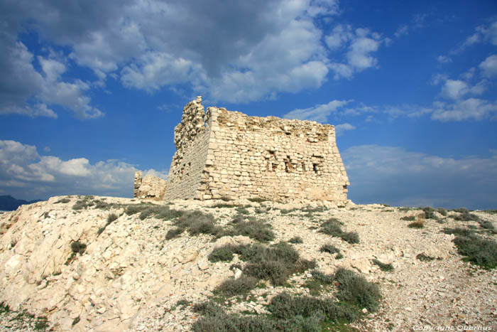 Castle ruins Pag / CROATIA 