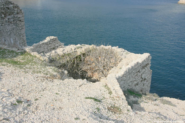 Ruine du chteau-fort Pag / CROATIE 