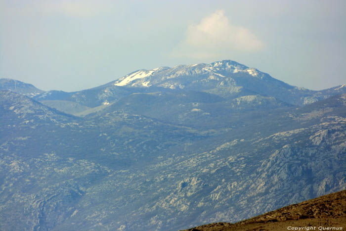 Velebit vanop Pag Pag / KROATI 