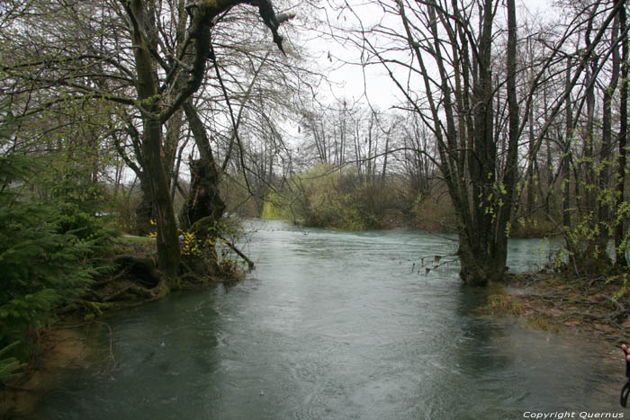 Mreznica River at Slapic camping (Kamp Slapic) Duga Resa / CROATIA 