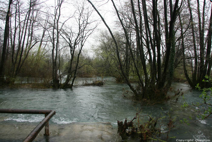 Mreznica River at Slapic camping (Kamp Slapic) Duga Resa / CROATIA 