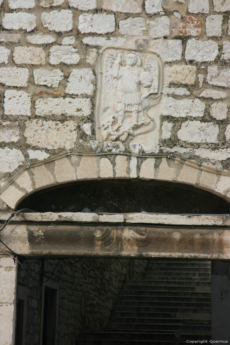 Gate of the Prins Palace Sibenik / CROATIA 