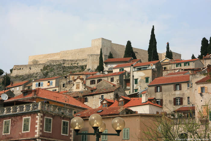 Burcht van Sint-Michal Sibenik / KROATI 