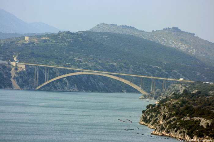 Viewq to bridge Sibenik / CROATIA 