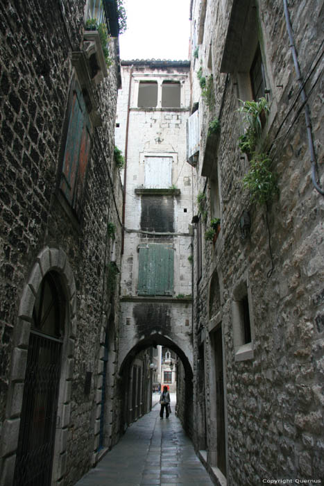 Dominisova straat Split in SPLIT / KROATI 