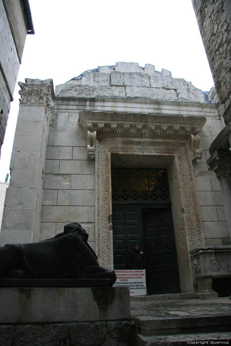 Jupiter's temple Split in SPLIT / CROATIA 