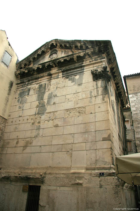 Jupiter's temple Split in SPLIT / CROATIA 