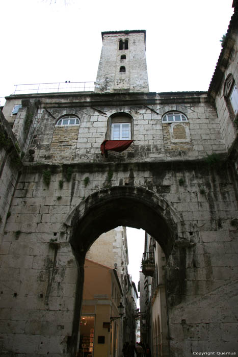 Iron Gate and Our Ladies' Tower Split in SPLIT / CROATIA 
