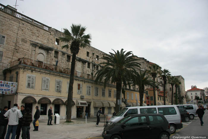 Palace walls South Split in SPLIT / CROATIA 