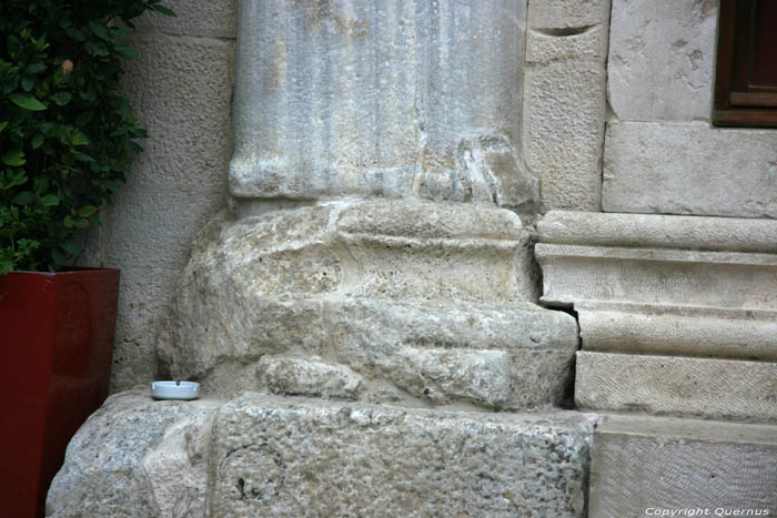 Peristyle and Luxor Caf Split in SPLIT / CROATIA 