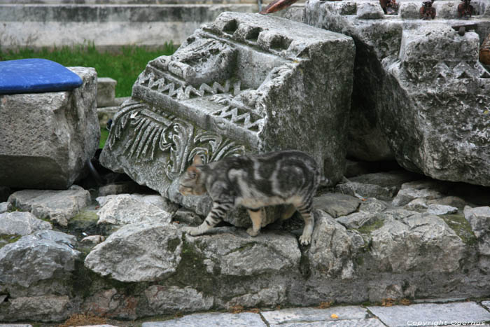 Pierres de temple romain Split  SPLIT / CROATIE 