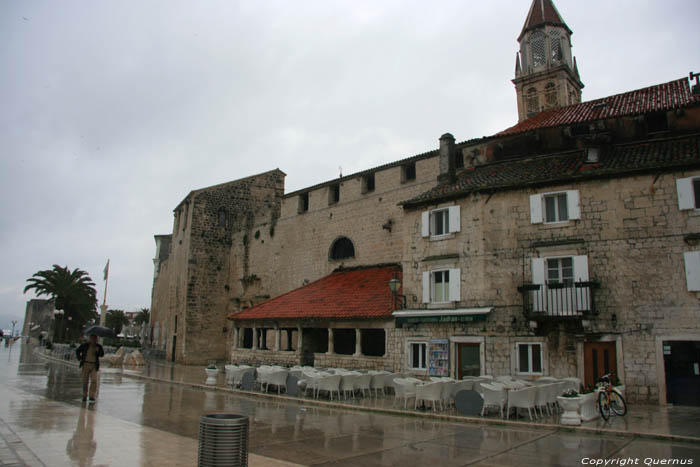 Fish Market and City Walls Trogir in TROGIR / CROATIA 