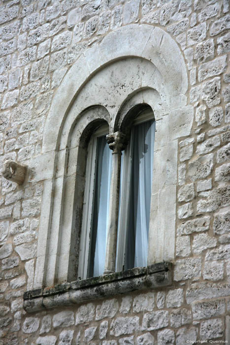 Unknown corner house Trogir in TROGIR / CROATIA 