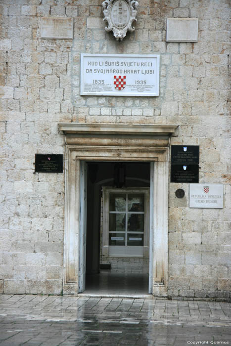 Stadhuis Trogir in TROGIR / KROATI 