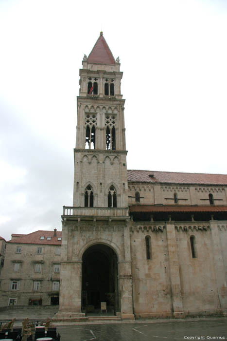 Saint-Laurent's catherdral (Svetog Lovro) Trogir in TROGIR / CROATIA 