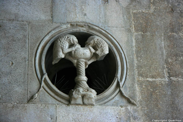 Saint-Laurent's catherdral (Svetog Lovro) Trogir in TROGIR / CROATIA 