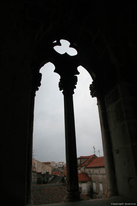 Saint-Laurent's catherdral (Svetog Lovro) Trogir in TROGIR / CROATIA 