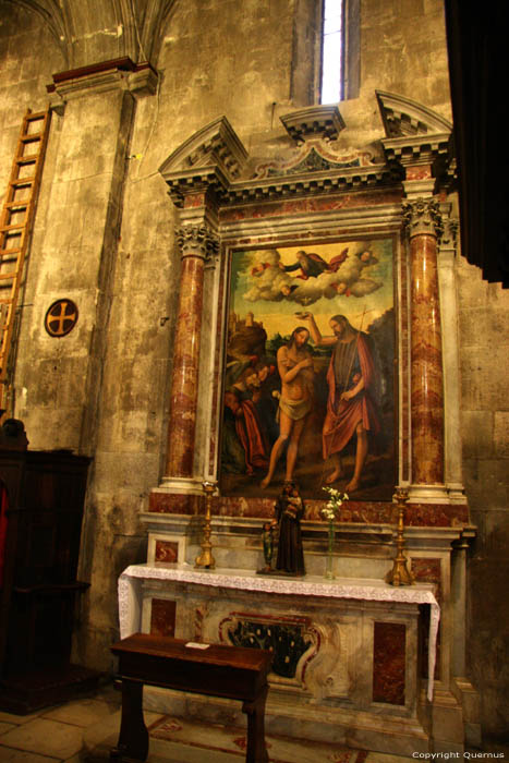 Saint-Laurent's catherdral (Svetog Lovro) Trogir in TROGIR / CROATIA 