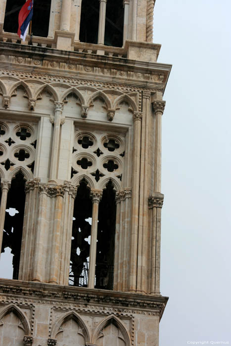 Saint-Laurent's catherdral (Svetog Lovro) Trogir in TROGIR / CROATIA 