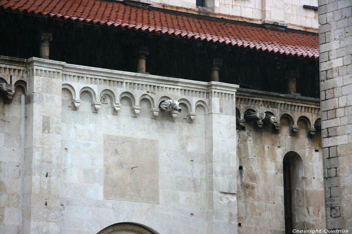 Saint-Laurent's catherdral (Svetog Lovro) Trogir in TROGIR / CROATIA 