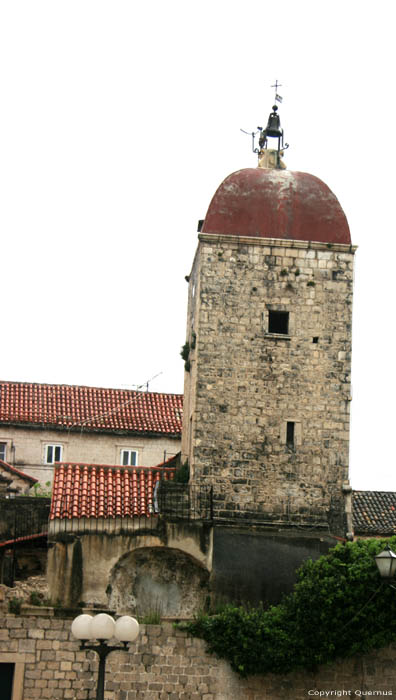 Uurwerktoren Trogir in TROGIR / KROATI 