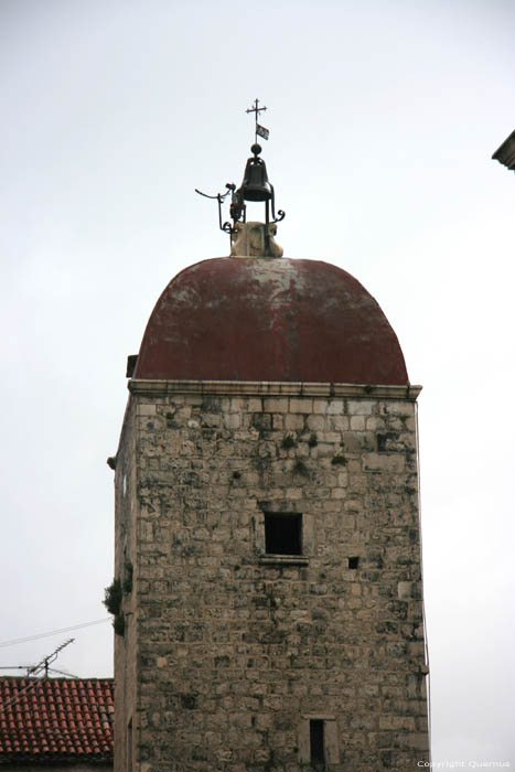 Uurwerktoren Trogir in TROGIR / KROATI 