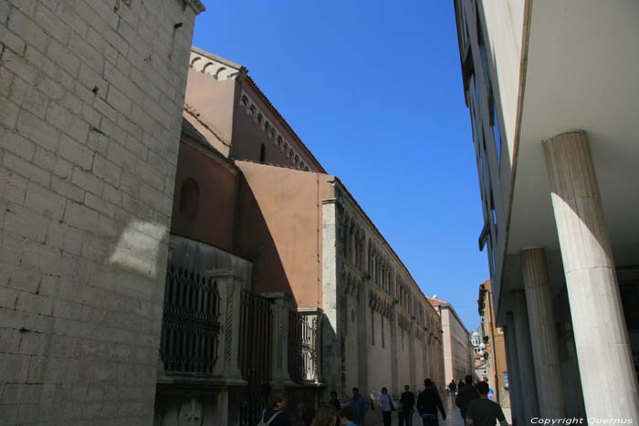 Saint-Anastasia's Cathedral (Sv.Stosija) Zadar in ZADAR / CROATIA 