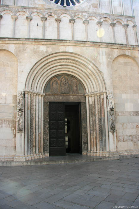 Saint-Anastasia's Cathedral (Sv.Stosija) Zadar in ZADAR / CROATIA 