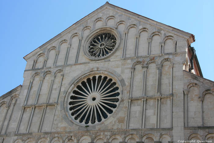 Saint-Anastasia's Cathedral (Sv.Stosija) Zadar in ZADAR / CROATIA 