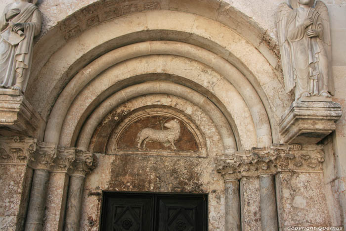 Saint-Anastasia's Cathedral (Sv.Stosija) Zadar in ZADAR / CROATIA 