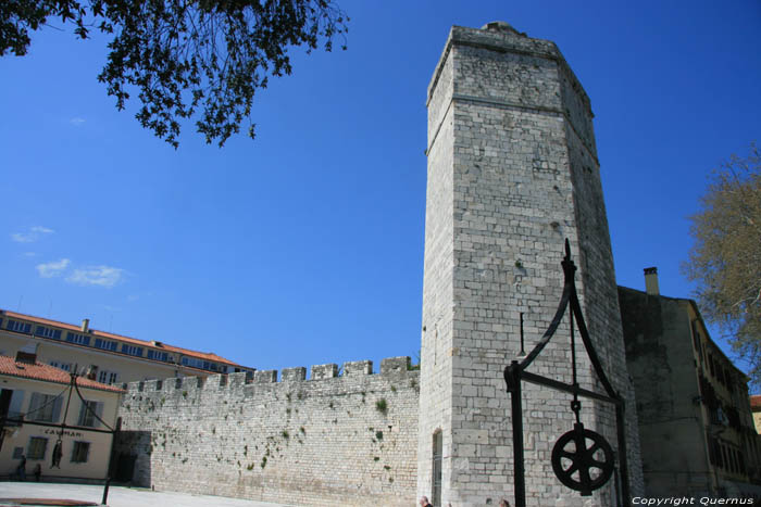 Toren van de Kapitein Zadar in ZADAR / KROATI 