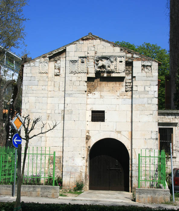 Gebouw met Leeuw Zadar in ZADAR / KROATI 