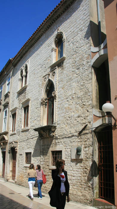 Gothic Palace Zadar in ZADAR / CROATIA 