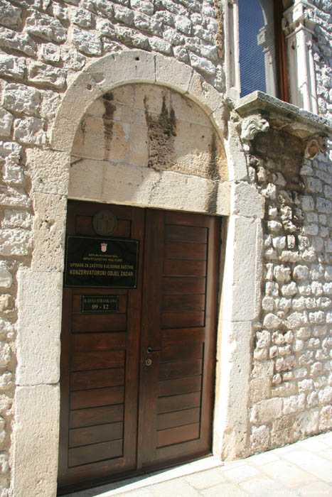 Grisogono paleis Zadar in ZADAR / KROATI 