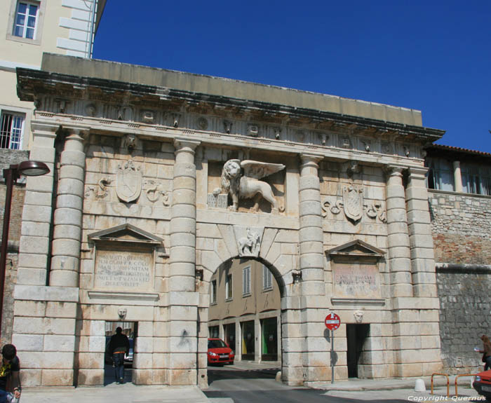 Poort van het Vasteland Zadar in ZADAR / KROATI 