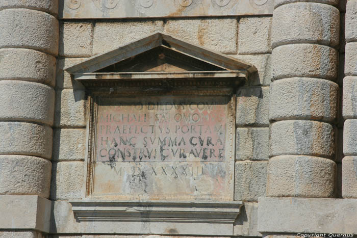 Poort van het Vasteland Zadar in ZADAR / KROATI 