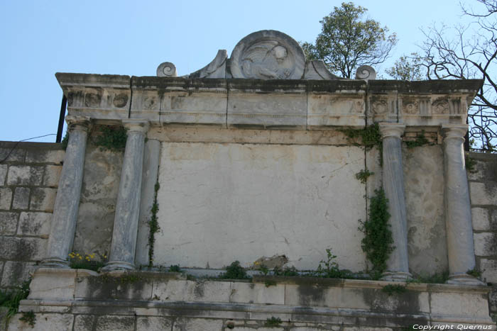 Ingang Fort Zadar in ZADAR / KROATI 