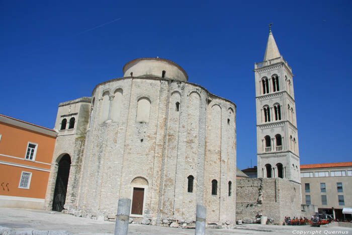 Saint Donatus church (Sveti Donat) Zadar in ZADAR / CROATIA 