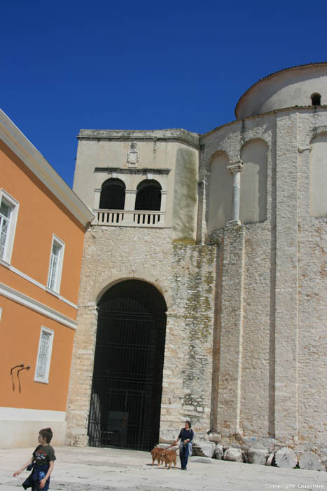 Saint Donatus church (Sveti Donat) Zadar in ZADAR / CROATIA 