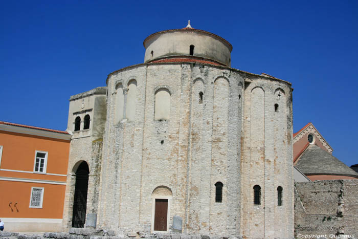 Saint Donatus church (Sveti Donat) Zadar in ZADAR / CROATIA 