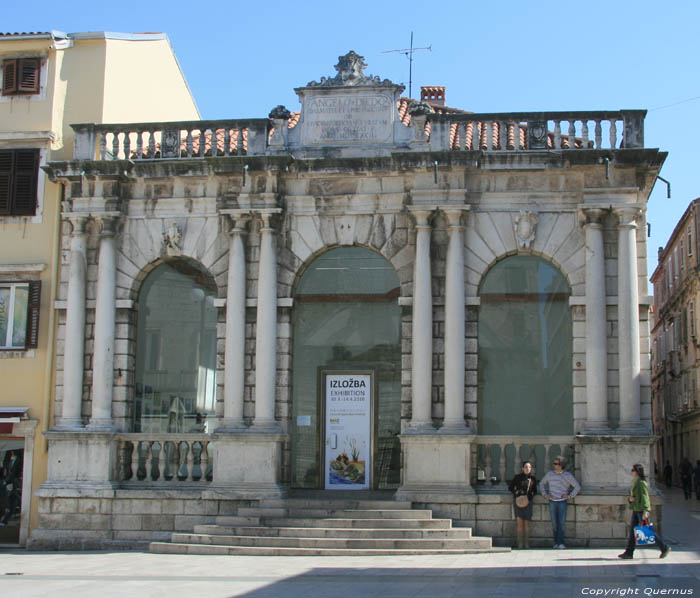 Stadsloggia Zadar in ZADAR / KROATI 