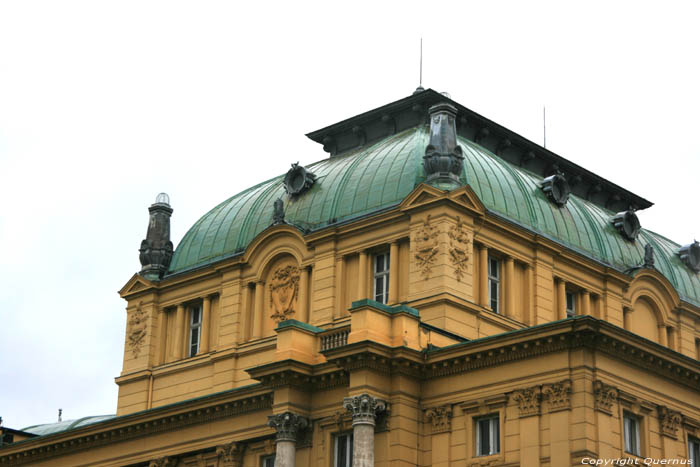 National Theatre Zagreb in ZAGREB / CROATIA 