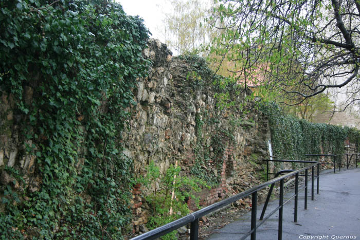 Old city walls Zagreb in ZAGREB / CROATIA 