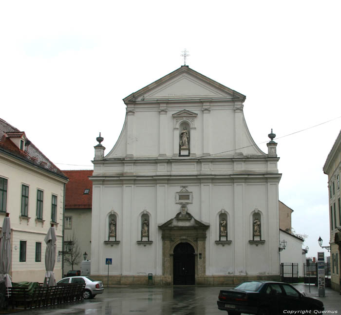 Sint-Catharinekerk Zagreb in ZAGREB / KROATI 