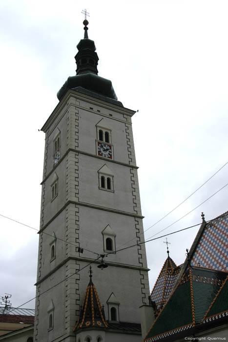 Sint Marcuskerk Zagreb in ZAGREB / KROATI 