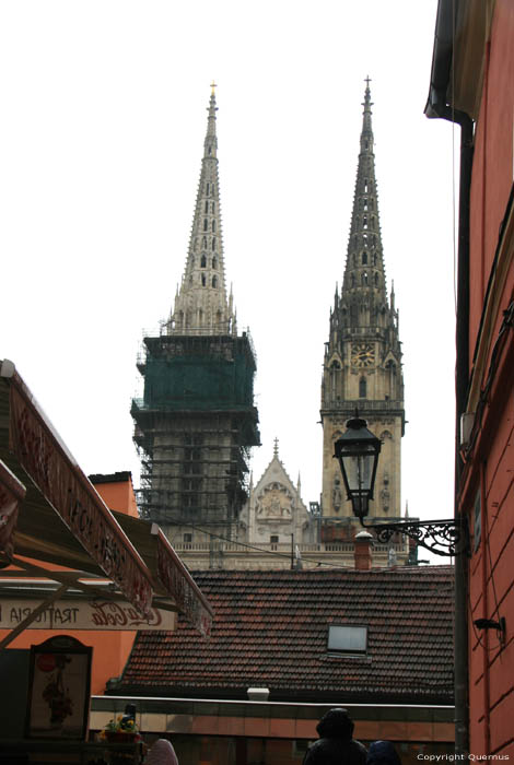 Sint-Stephanuscathedraal (klopt die naam??) Zagreb in ZAGREB / KROATI 