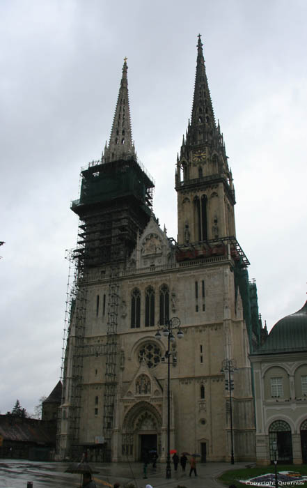 Sint-Stephanuscathedraal (klopt die naam??) Zagreb in ZAGREB / KROATI 