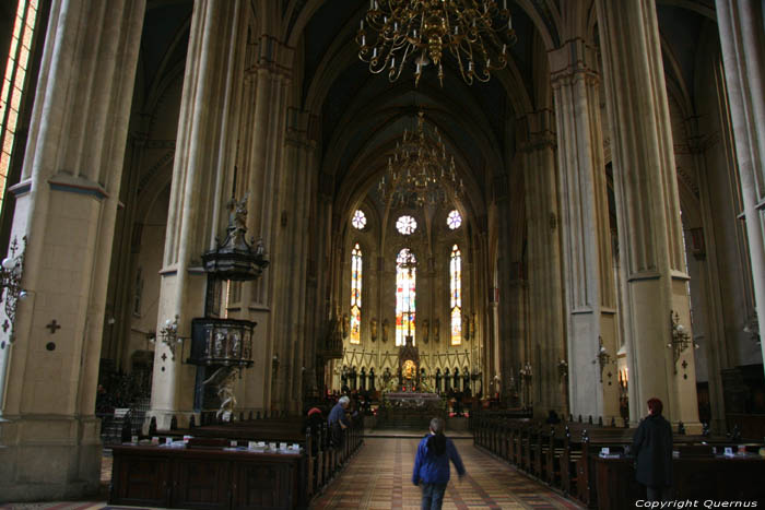 Saint Stephen's cathedral (kathedrala Marjinog Uznesenja) Zagreb in ZAGREB / CROATIA 