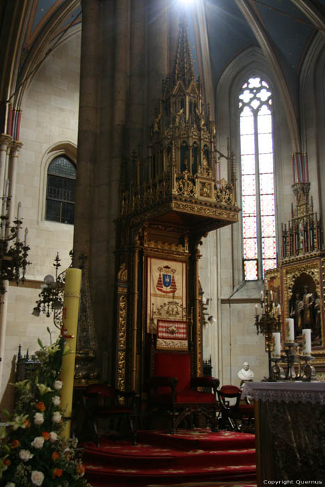 Saint Stephen's cathedral (kathedrala Marjinog Uznesenja) Zagreb in ZAGREB / CROATIA 