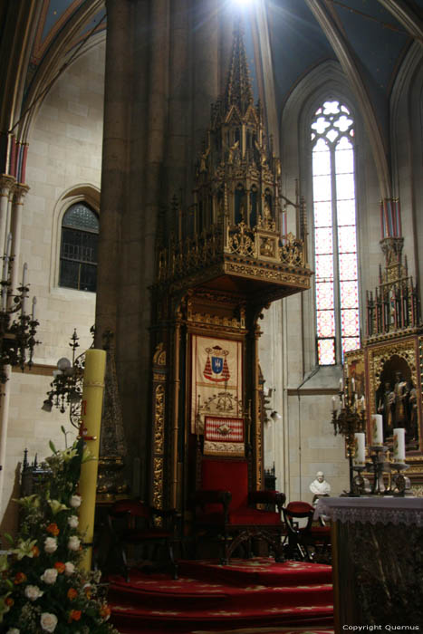 Sint-Stephanuscathedraal (klopt die naam??) Zagreb in ZAGREB / KROATI 